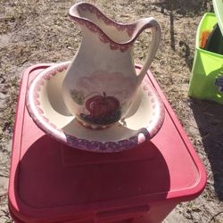 Pitcher And Bowl 