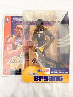 Los Angeles Lakers Kobe Bryant McFarlane series 3 purple uniform BRAND NEW IN BOX