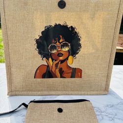 Black Girl Power Tote 