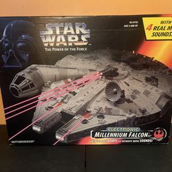 Kenner Star Wars The Power of The Force Electronic Millennium Falcon NEW SEALED