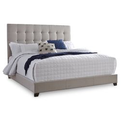Queen Bed frame - Cream 