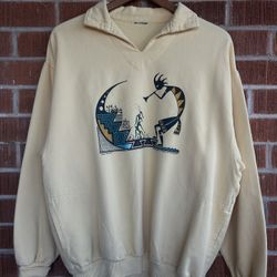 Vintage 1993 George Toya Water Sprinkler Long Sleeve Collared Shirt