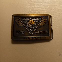 North American Fishing Club- LIFE MEMBER- Buckle Cecil Perkins