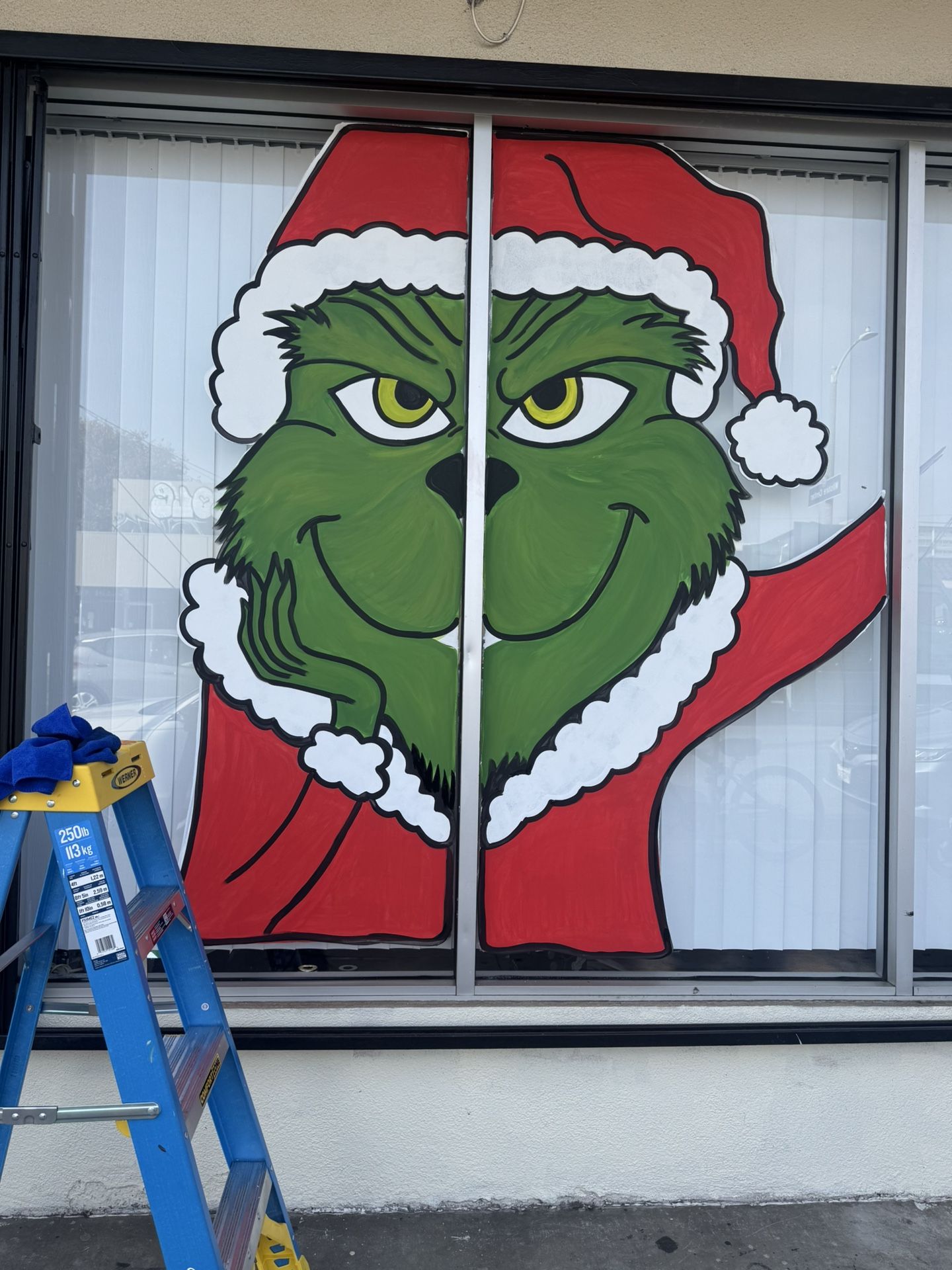 Holiday Window Painting 