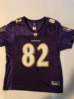 RAVENS STEVE SMITH WOMENS REEBOK JERSEY L