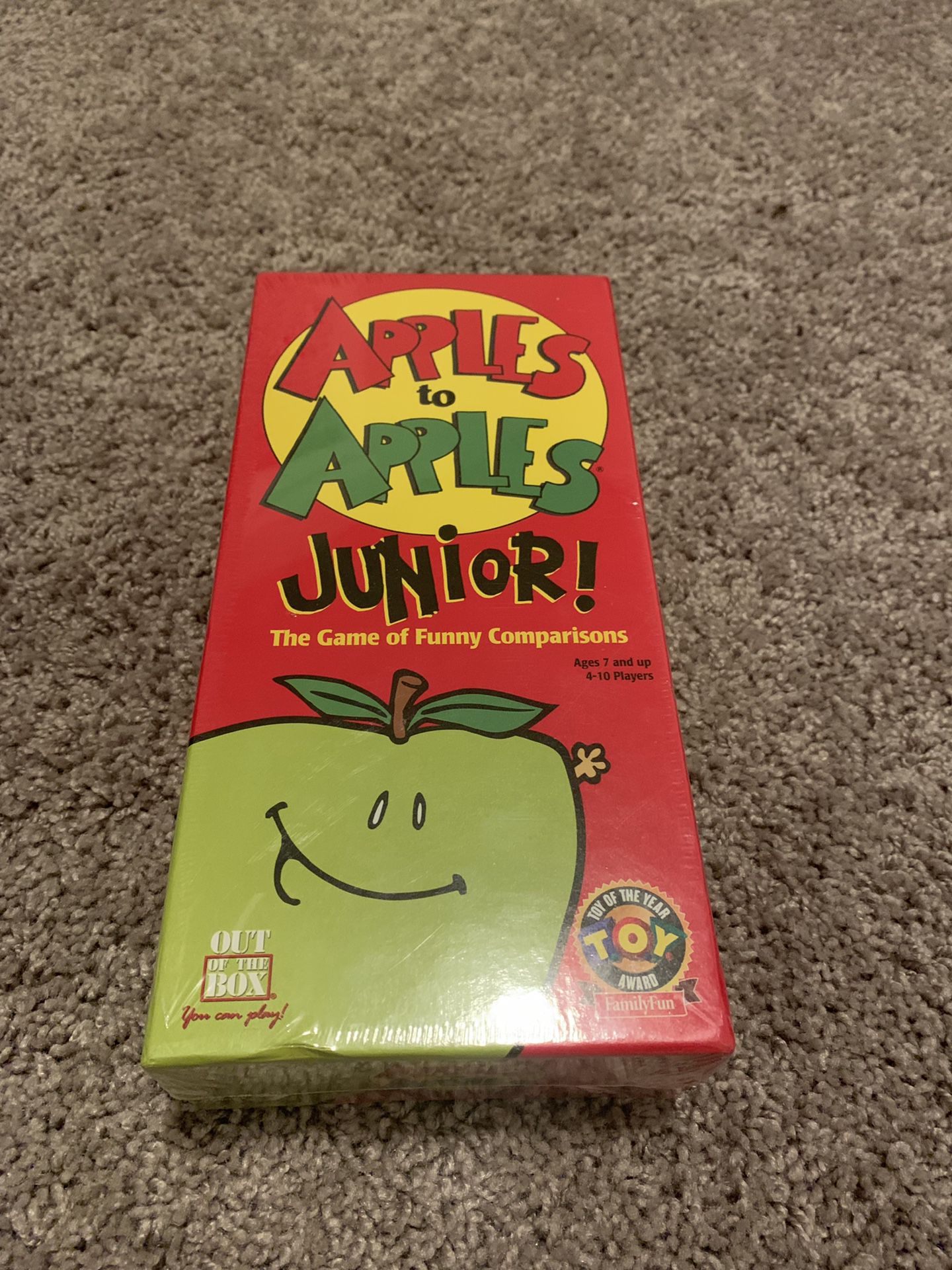 Apples to apples junior!