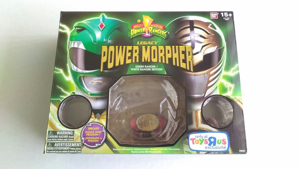 Power Rangers Legacy Green/White Morpher Box