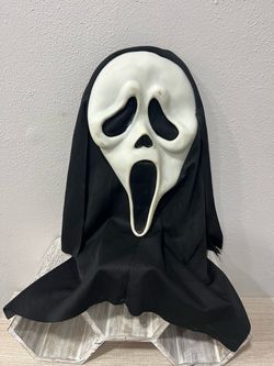 Scream Ghost Face Mask Fun World Easter Unlimited Halloween Costume 9206PDQWM