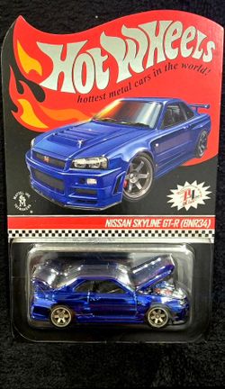 Hot Wheels RLC Nissan Skyline GT-R BNR34