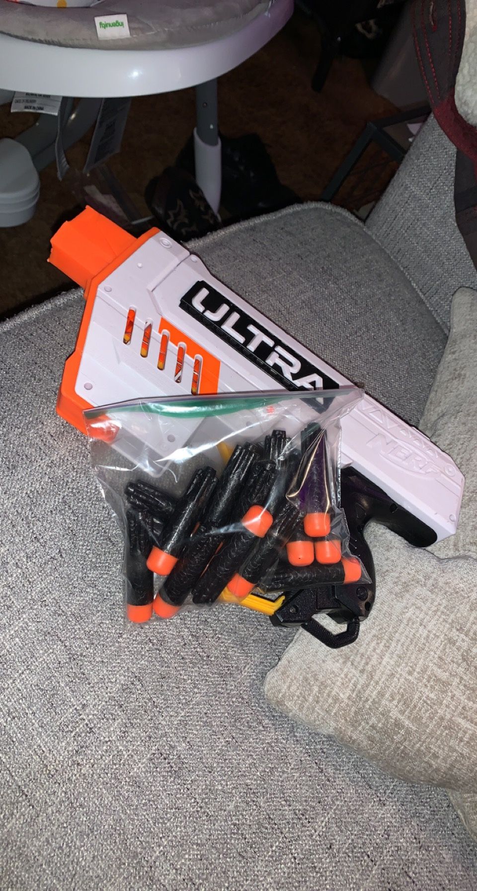 Nerf Gun And Bullets
