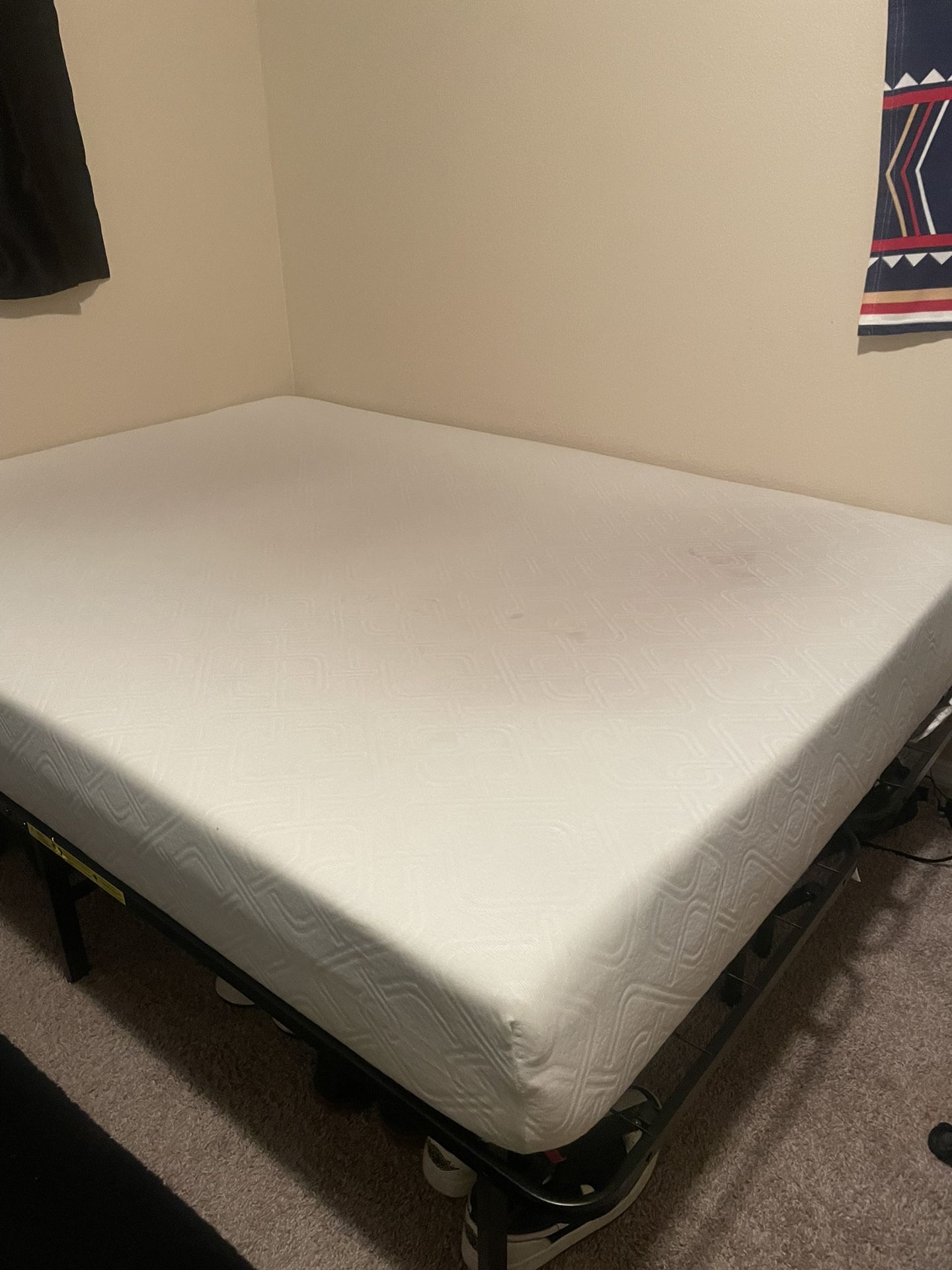 Used Mattress And Bed Frame (260 Original Price)