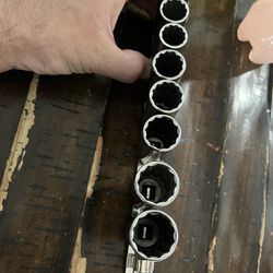 3/8 Inch 10 Point Socket Set 