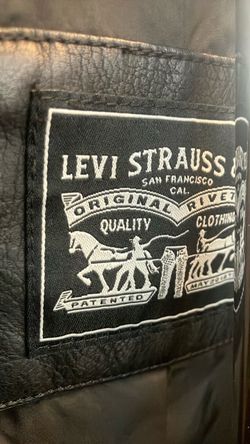 Levi's Black Faux Leather Moto Biker Jacket - Women's Medium NWOT