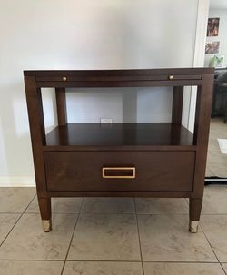 Hickory White Westport 1-Drawer Brown Maple Wood Nightstand
