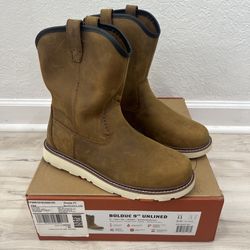 BRUNT Bolduc Soft Toe Boot Mens Size 11 Pull-On Wellington Water Oil Slip Resist