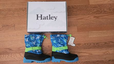 Hatley New Boys Snow Boots Size Youth 2