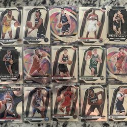 Huge NBA Prizm Basketball Card Lot - Silver, Rookies, Parallels - Curry, Bronny, Giannis, Harden, Sarr And more