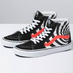 Vans Unisex Swirl Sk8-Hi Shoes - Size 7M / 8.5W