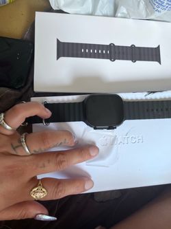 Apple Watch Ultra with Black Ocean Band