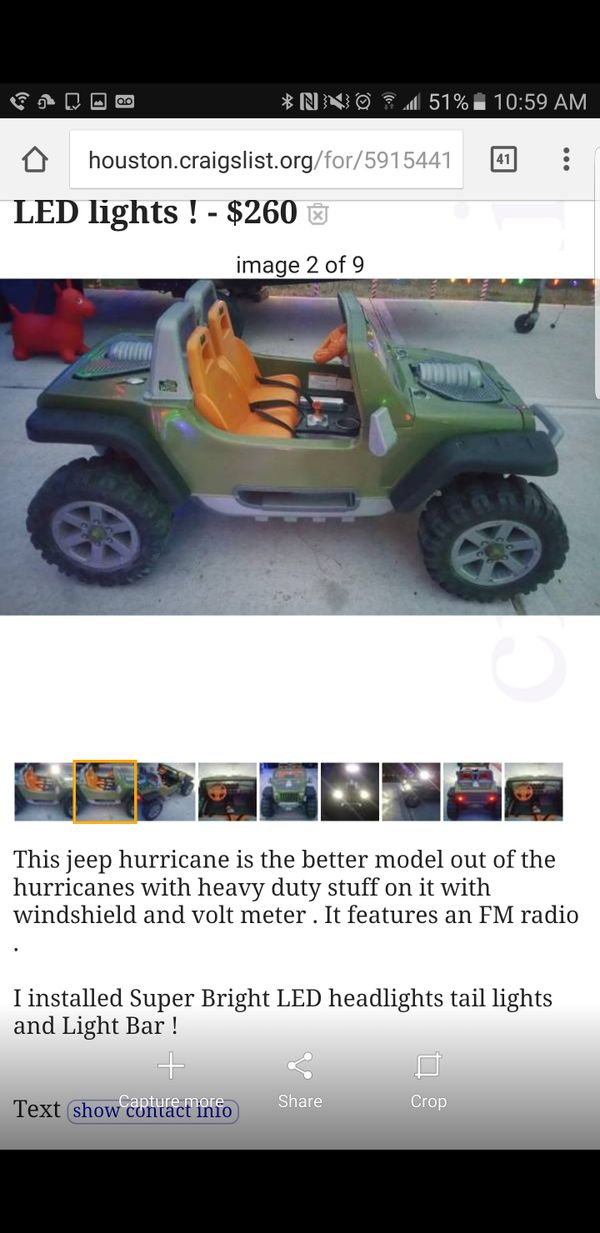 Power Wheels Jeep For Sale In Houston Tx Offerup