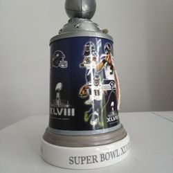 Bradford Exchange : Seattle Seahawks Superbowl 48 Champion "STEIN". Limited Edition Number 353 Out Of 5,000