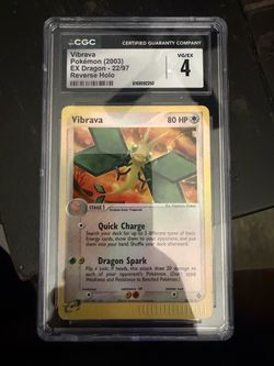 CGC 4 Vibrava Reverse Holo EX Dragon 22/97