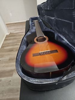 Classical Acoustic Guitar with Case