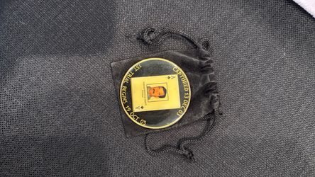 Ace of spades challenge coin