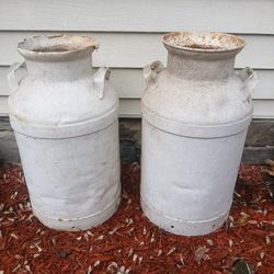 Milk Jugs Dairy Canisters