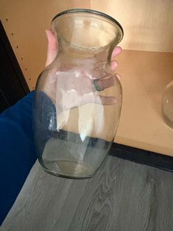 Clear Glass Vase