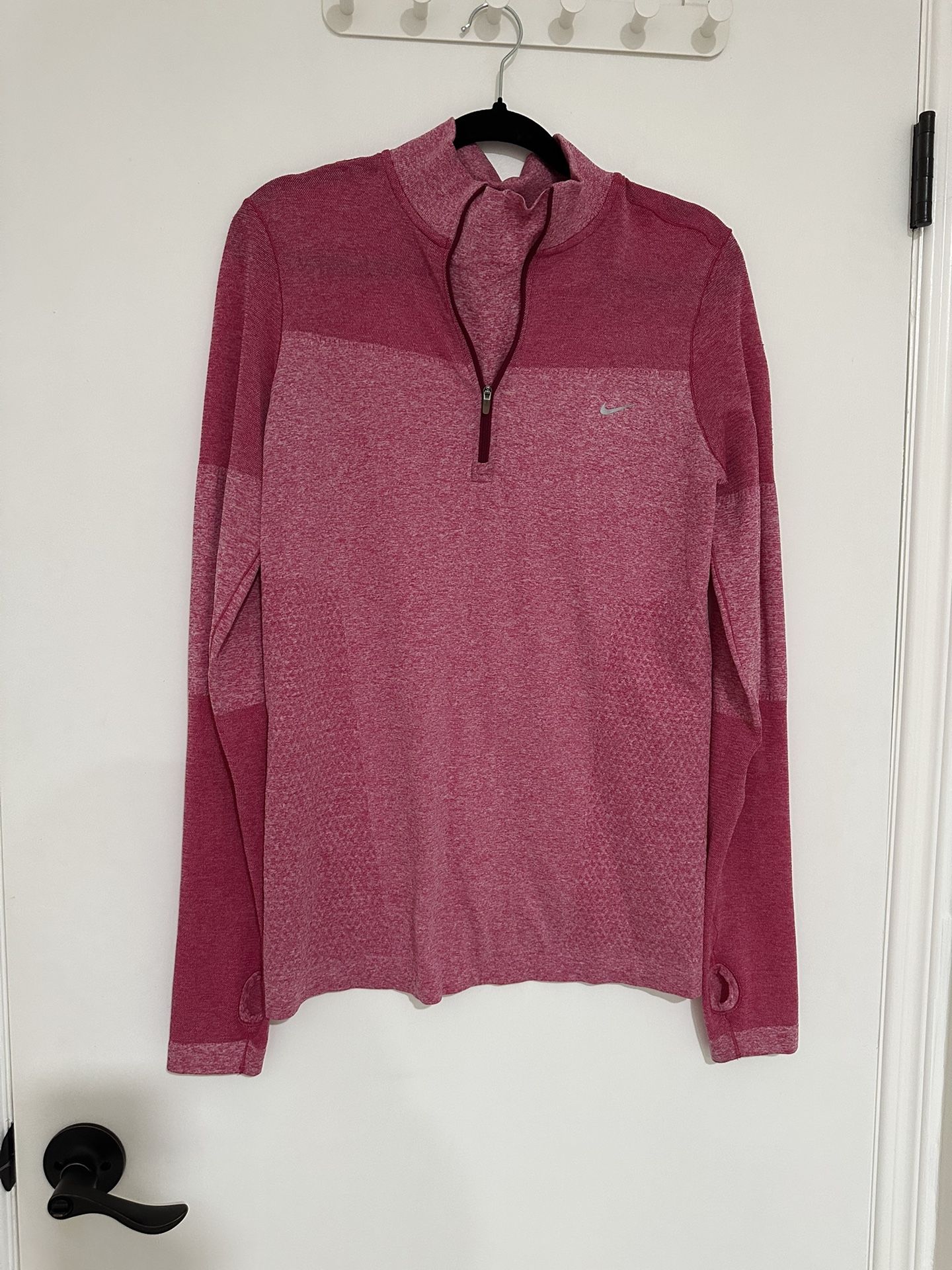 Pink Nike Running Pullover Jacket