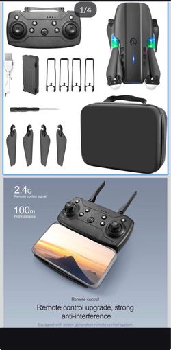 ikaufen E99 Drone Single camera,No Screen Control Camera for Adults RC Drone With 480P Dual Camera WiFi FPV Foldable Quadcopter Aircraft +1 Battery (E