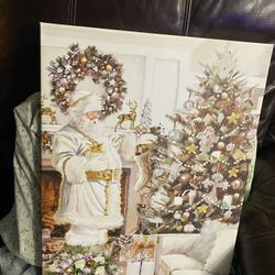 Beautiful Santa Canvas Picture 