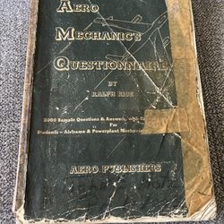 VTG 1960 Aero Mechanics Questionnaire By R Rice Sample ? For Student Mechanics