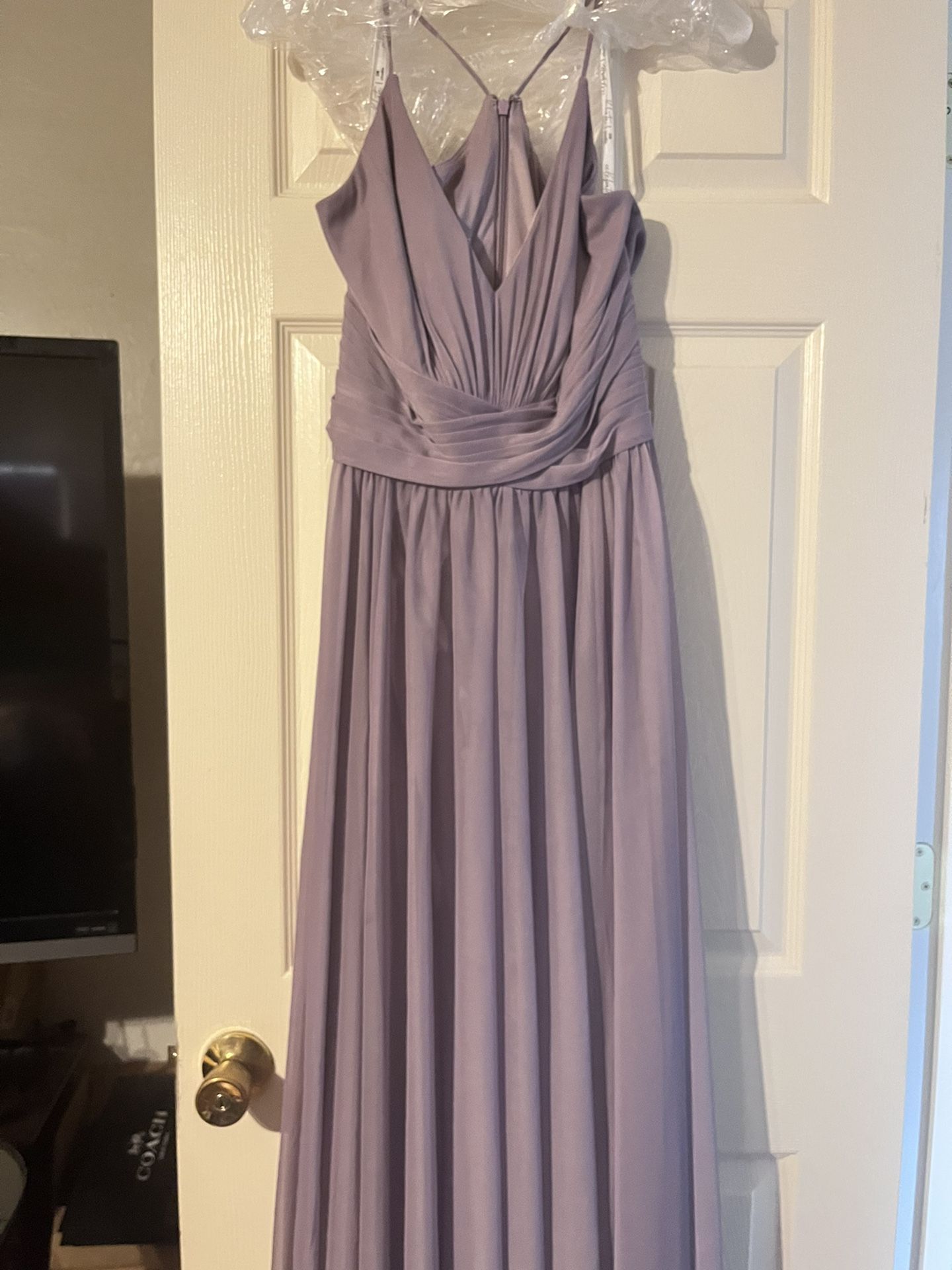 Brides Lavender Dress & Shoes