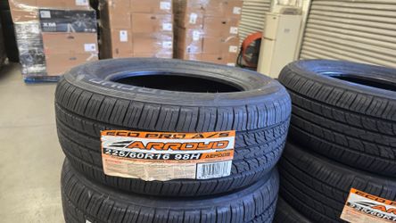 New Tirew 225/60R16 Arroyo eco pro AS 98H $289/set