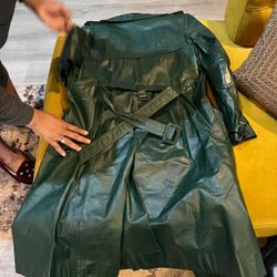 Long Length Leather Coat