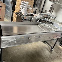 Big Taco Cart/ Grills/ Planchas Nuevas/ Asemos Al Gusto/ Nuevos Carritos/ Planchas De 48” Con 6 Charolas Bańo Maria Nuevo