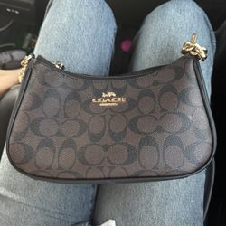 COACH teri bag in brown LIKE NEW