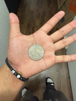 Silver mexican coin