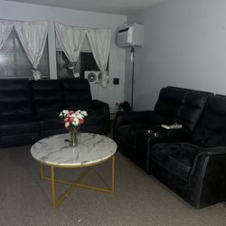 Recliner Love Seat And Recliner Sofa Set