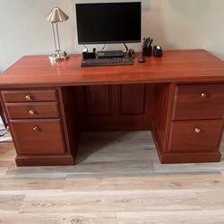 Solid cherry Wood Desk
