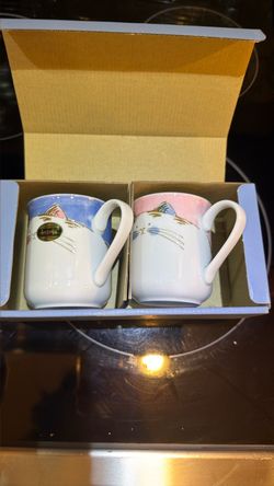 Cat Ceramic Mug Set of 2