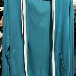 Mens Lightweight Zip Up Hoodie