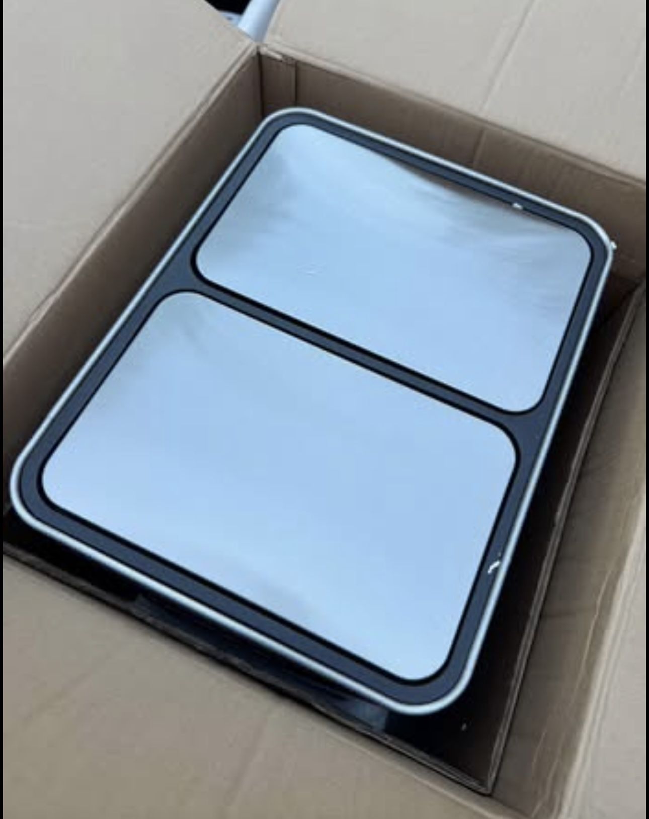 Kitchen Trash Can, 2x5.3 Gallon Garbage Can, Stainless Steel Waste Bins for Recycling and Trash, 2 C