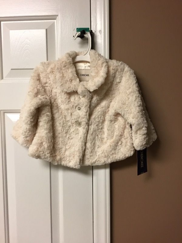 New with tag Cherokee holiday or special occasion coat size 18mo. Local pick up 27610 27603 27529 27545. Firm