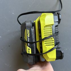 Ryobi Charger And Battery 