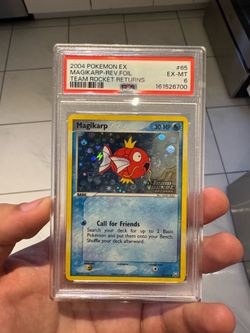PSA6 2024 Magikarp Reverse Foild EX Team Rockets return