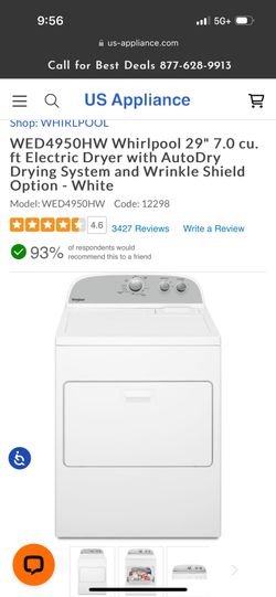 Whirlpool Electric Dryer