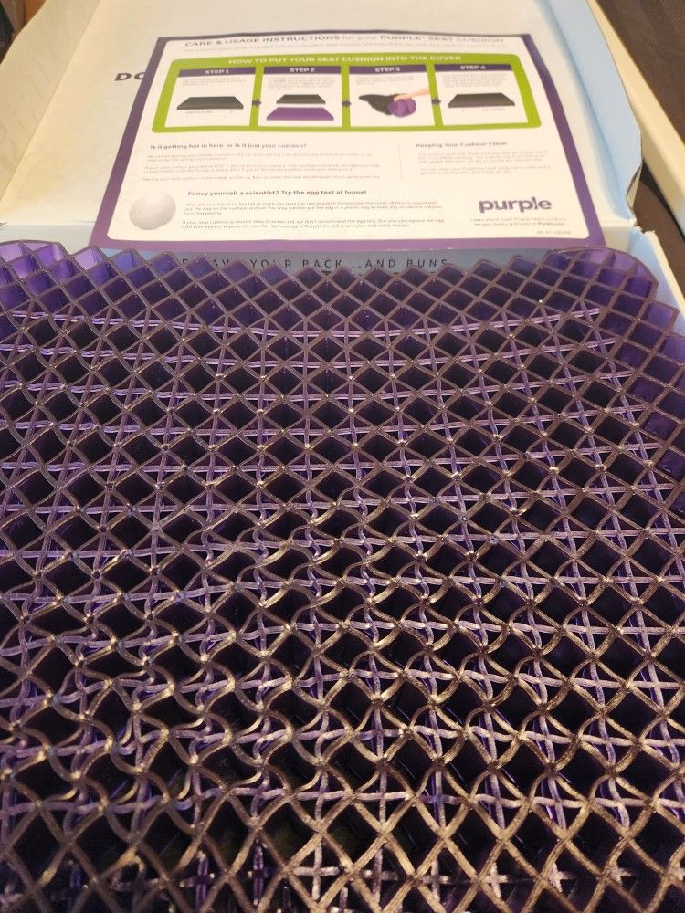 Royal Purple Gel Seat